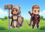 create pixel art and animation, sprites sheet for your game